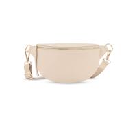 Expatrié Riñonera Mujer Beige - Alice Small - Bolso Canguro de Cuero Vegano para Festivales, Viajes y Todos los Días - Bolsa de Cintura Elegante - Repelente al Agua