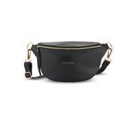 Expatrié Riñonera Mujer Negro - Alice Small - Bolso Canguro de Cuero Vegano para Festivales, Viajes y Todos los Días - Bolsa de Cintura Elegante - Repelente al Agua