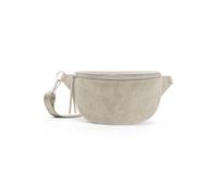 Expatrié Riñonera Mujer Crema - Alice Small Suede - Bolso Canguro de Cuero Vegano para Festivales, Viajes y Todos los Días - Bolsa de Cintura Elegante - Repelente al Agua