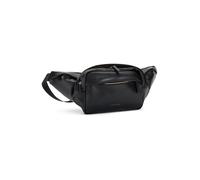 EXPATRIÉ Riñonera Mujer Negro Cuero PU - Justine - Bolso Cruzado para Viaje y Deportes - Bolsa de Cintura - Correa Ajustable para el Hombro - Resistente al Agua