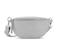 Expatrié Riñonera Mujer Gris - Alice Medium - Bolso Canguro de Cuero Vegano para Festivales, Viajes y Todos los Días - Bolsa de Cintura Elegante - Repelente al Agua
