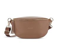 Expatrié Riñonera Mujer Marron - Alice Medium - Bolso Canguro de Cuero Vegano para Festivales, Viajes y Todos los Días - Bolsa de Cintura Elegante - Repelente al Agua