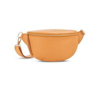 Expatrié Riñonera Mujer Naranja - Alice Small - Bolso Canguro de Cuero Vegano para Festivales, Viajes y Todos los Días - Bolsa de Cintura Elegante - Repelente al Agua