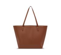 Expatrié Shopper para Mujer Marrón - Caro - Tote Bag de piel sintética - Elegante bolso de hombro para oficina, universidad o colegio - Compartimento para portátil de 15 pulgadas - Repelente al agua