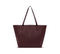 Expatrié Shopper para Mujer Rojo - Caro - Tote Bag de piel sintética - Elegante bolso de hombro para oficina, universidad o colegio - Compartimento para portátil de 15 pulgadas - Repelente al agua
