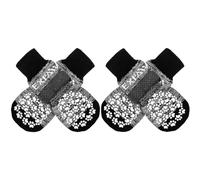 EXPAWLORER Calcetines antideslizantes de doble cara para perro, protector de patas con correa ajustable, el mejor protector de patas para mascotas para perros pequeños, medianos y grandes