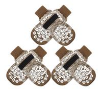 EXPAWLORER Calcetines Antideslizantes de Doble Cara para Perros Que Dejan de lamer, Protectores de Patas de Perro, Gran Control de tracción para Suelos de Madera Dura en Interiores, Calcetines para