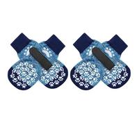 EXPAWLORER Calcetines antideslizantes para perros para evitar lamer patas, zapatos para perros para pavimento caliente, botines para perros pequeños, medianos y grandes, botas de control de tracción y