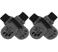 EXPAWLORER Calcetines antideslizantes para perros para evitar lamer patas, zapatos para perros para pavimento caliente, botines para perros pequeños, medianos y grandes, botas de control de tracción y