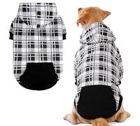 EXPAWLORER Sudadera con Capucha para Perro, Estilo británico, suéter cálido con Agujero para Correa, Ropa de Pitbull, Abrigo de Invierno para Todas Las Razas, Ropa de Cachorro, niña, niño y Gato