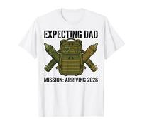 Expecting Dad 2026 Fatherhood Mission Military Camiseta