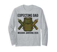 Expecting Dad 2026 Fatherhood Mission Military Manga Larga