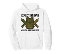 Expecting Dad 2026 Fatherhood Mission Military Sudadera con Capucha