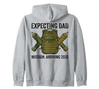 Expecting Dad 2026 Fatherhood Mission Military Sudadera con Capucha
