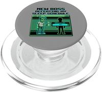 Expecting Dad Gamer New Boss Sleep Schedule PopSockets PopGrip para MagSafe