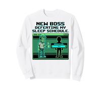Expecting Dad Gamer New Boss Sleep Schedule Sudadera