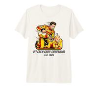 Expecting Dad Pit Crew Chief Fatherhood 2026 Race Camiseta Premium