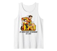 Expecting Dad Pit Crew Chief Fatherhood 2026 Race Camiseta sin Mangas