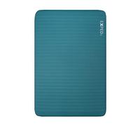 Exped MegaMat Duo Long Wide Plus - Alfombrilla de dormir autoinflable suave para coche, almohadilla de espuma de 4 pulgadas, bomba incluida