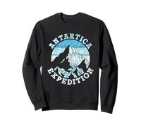 Expedición A La Antártida Continente Retro Antártida Sudadera