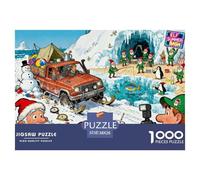 Expedición al Polo Norte Puzzle De Madera Impermeable Puzzles De 1000 Piezas Regalos para Adultos Desafiante Y Estimulante Rompecabezas Decoración del Hogar