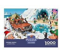 Expedición al Polo Norte Puzzle De Madera Impermeable Puzzles De 1000 Piezas Regalos para Adultos Desafiante Y Estimulante Rompecabezas Decoración del Hogar