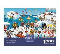 Expedición al Polo Norte Puzzle De Madera Impermeable Puzzles De 1000 Piezas Regalos para Adultos Imposible Rompecabezas Juegos Educativos