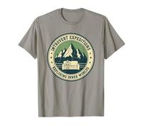 Expediciones introvertidas explorando Mundos Interiores Funny Homebody Camiseta