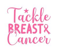 expediente de cáncer de mama Pegatinas de pared 54.6x61.6cm Vinilos para ventanas Rosa