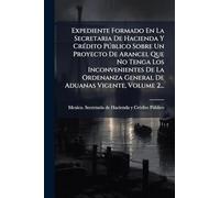 Expediente Formado En La Secretaria De Hacienda Y CrÃ(c)dito Pðblico Sobre Un Proyecto De Arancel Que No Tenga Los Inconvenientes De La Ordenanza General De Aduanas Vigente, Volume 2...