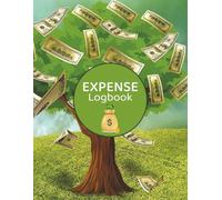 Expense Logbook: Simple Budget Planner & Daily Spending Log | Money Management Ledger | Bill Organizer for Personal Finance & Small Business