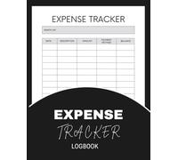 Expense Tracker: 120-Page Daily Budget Organizer Log Book: Simple Money Management Ledger Notebook for Personal or Small Business