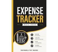 Expense Tracker: Daily Budget & Money Management Record Book for Personal or Small Business Use (110 Pages, 6"x9")