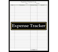 Expense Tracker Log Book: 10-Year Monthly Expense Log - One Page Per Month for Personal, Business, or Household Budgeting | 8,5 " x 11 ", 120 Pages.