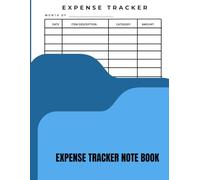 Expense Tracker Note Book: Effortlessly Organize Your Finances| 8.5x11"|100 pages| Suitable For Small Enterprise And Personal Use