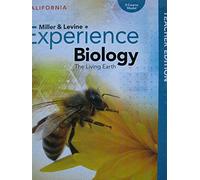 Experience Biology The Living Earth 3-Course Model California Teacher's Edition