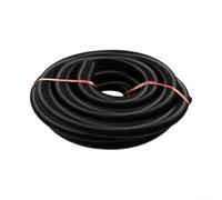 Experiencia de limpieza simplificada, manguera roscada flexible de dos metros de largo diseñada para adaptarse a aspiradoras estándar de cincuenta milímetros (negro)
