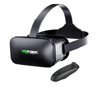 Experiencia de realidad virtual 3D, juego de gafas de realidad virtual con lentes ajustables para auriculares VR mejorados con controlador, diseño