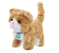 Experiencia Interactiva de Mascotas: El Gato De Felpa Caminante Cuenta Con Un Nave De Movimiento Inteligente Que Permite Una Acción Deslizante Y Sonidos Divertidos Que Permitan Un Enlace De Mascota