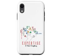 Experiencia Se Necesita Todo Desarrollo de Habilidades Motivación Mano Carcasa para iPhone XR