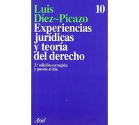 Experiencias Juridicas Y Teoria Del Derecho (3ª Ed.)