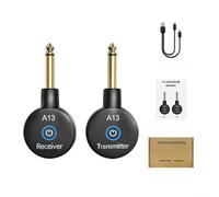 Experimenta la libertad en el escenario con el rango de 100 pies de este sistema de guitarra inalámbrico recargable de 2 4 GHz