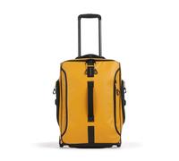 Experimenta la máxima libertad de viaje con esta bolsa de viaje Samsonite Paradiver Light, fabricada con nylon y poliéster reciclados duraderos para un compañero ligero pero resistente. Diseñada para 