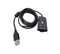 Experimenta música mejorada con los adaptadores USB a 3.5 mm de tarjeta de sonido externa para auriculares Cloud2 7.1