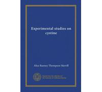 Experimental studies on cystine