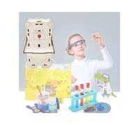 Experimento científico para estudiantes de primaria, materiales de estudio, diversión inteligente