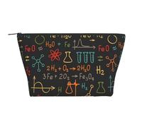 Experimento Educativo de Ecuaciones de química, Bolsa de artículos de tocador Bolsa de Maquillaje Bolsa de cosméticos Bolsa de artículos de tocador de Viaje portátil