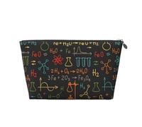 Experimento Educativo de Ecuaciones de química, Bolsa de artículos de tocador Bolsa de Maquillaje Bolsa de cosméticos Bolsa de artículos de tocador de Viaje portátil