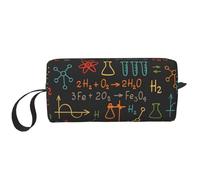 Experimento Educativo de Ecuaciones de química, Bolsa de Maquillaje Bolsa de cosméticos Bolsa de artículos de tocador de Viaje portátil Bolsa de Maquillaje