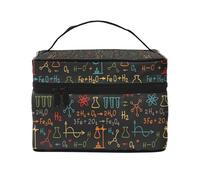 Experimento Educativo de Ecuaciones de química, Bolsa de Maquillaje Bolsa de cosméticos Bolsa de artículos de tocador de Viaje portátil Estuche para lápices Bolsa de artículos de tocador